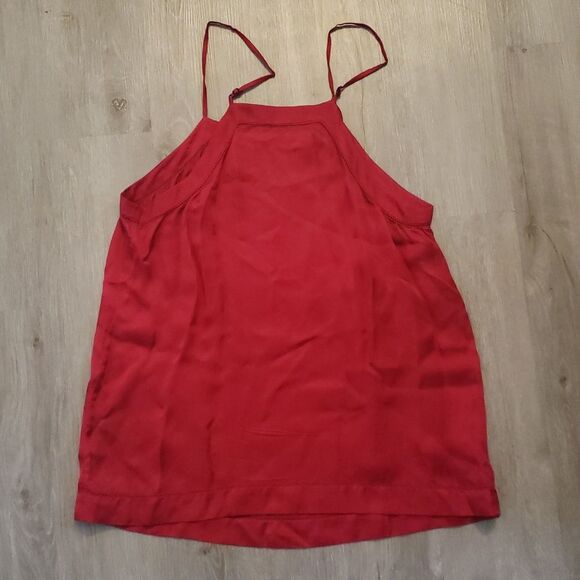 Isabel Marant Women's Red Whimsy Feminine Romantic Date Night Tank Top Size 38 - Picture 5 of 5